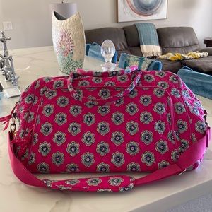 Like new Vera Bradley overnight tote…